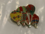 Hot Air Balloons Lapel Hat Pin DJ