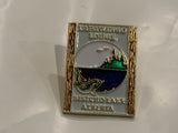 Lapawingo Lodge Bistche Lake Alberta Lapel Hat Pin BA