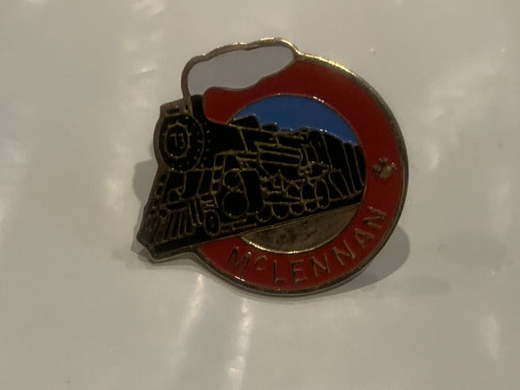 Mclennon Train Engine Lapel Hat Pin DJ