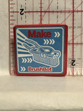 Make Brushbot Logo Button Pinback