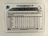 #62 Jazz Chisholm Jr Future Stars Miami Marlins 2022 Topps Opening Day Baseball Card