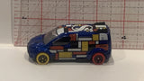 Blue Ford Transit Connect Hot Wheels Toy Diecast Car