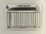#30 Albert Pujols Los Angeles Dodgers 2022 Topps Opening Day Baseball Card