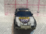 Black Police Rescue 2001 Matchbox Diecast Car