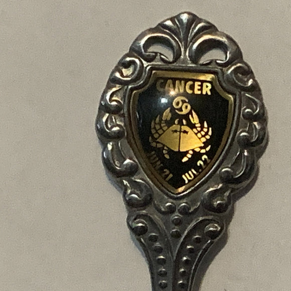 Cancer Horoscope Astrology collectable Souvenir Spoon PR