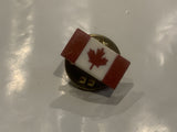 Canadian Flag Lapel Hat Pin DJ