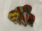 Hot Air Balloons Lapel Hat Pin BA