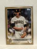 #593 Chris Paddack Gold 251/2022 San Diego Padres 2022 Topps Series Two Baseball Card