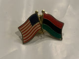USA Northern Yemen Friendship Flags Lapel Hat Pin BA