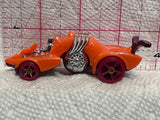 Orange BDC86 Knight Draggin 2013 Hot Wheels Diecast Car