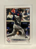 #581 Willie Calhoun Texas Rangers 2022 Topps Series Two Baseball Card