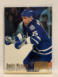 #218 Dmitri Mironov Toronto Maple Leafs 1994-95 Fleer Ultra Hockey Card