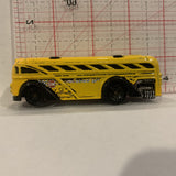 Yellow Surfin' School Bus ©2000 Hot Wheels Diecast Car DA