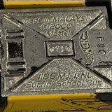 Yellow Surfin' School Bus ©2000 Hot Wheels Diecast Car DA