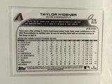 #374 Taylor Widener Arizona Diamondbacks 2022 Topps Series Two Baseball Card
