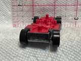 Red Half Car Racer BGD90 FF991 2011 Hot Wheels Diecast Car