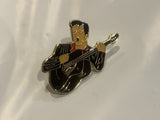 Man Playing a Guitar Lapel Hat Pin BB