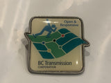 Open & Responsive BC Transmission Corporation Lapel Hat Pin BB