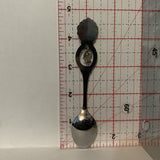Radium Hot Springs BC Bighorn Sheep Canadian Flag collectable Souvenir Spoon PS