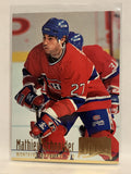 #114 Mathieu Schneider Montreal Canadiens 1994-95 Fleer Ultra Hockey Card