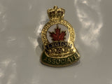 Legion Associate Royal Canadian Lapel Hat Pin DJ