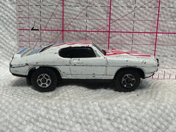 White USA Flag Pontiac GTO  Summer Marz Karz Diecast Car