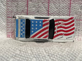 White USA Flag Pontiac GTO  Summer Marz Karz Diecast Car