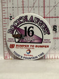 Rockn August 2012 Defeat Diabetes Button Pinback