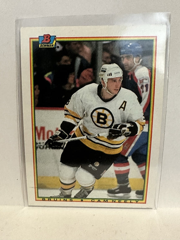 #29 Cam Neely Boston Bruins 1990-91 Bowman Hockey Card