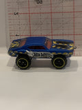 Blue Lifted Olds 442 2006 Hot Wheels Toy Diecast Car