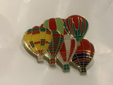 Hot Air Balloons Lapel Hat Pin BB