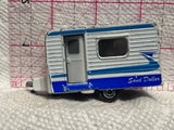White Sand Dollar Caravan Trailer 1977 Matchbox Diecast Car