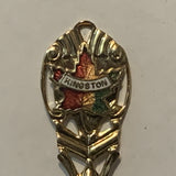 Kingston Ontario Maple Leaf Canada collectable Souvenir Spoon PS