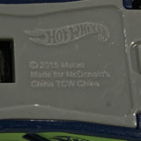 Blue Mcdonalds Stock Racer ©2015 Hot Wheels Diecast Car DB