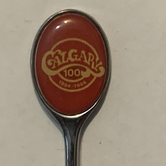 Calgary 100 1884 1984 Alberta collectable Souvenir Spoon PS