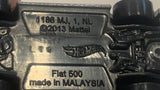 Grey Fiat 500  Hot Wheels Toy Diecast Car