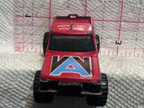 Red Aspen Ski Holidays Mini Pick Up Truck 1981 Matchbox Diecast Car