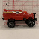 Red Fire Dept Water Flame Smasher ©2012 Matchbox Diecast Car DB