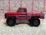 Red Aspen Ski Holidays Mini Pick Up Truck 1981 Matchbox Diecast Car