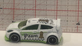 White Pawn '12 Ford Fiesta Hot Wheels Toy Diecast Car