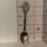 Hardisty World Flag Capital Alberta collectable Souvenir Spoon PS