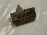 RCMP Red Deer City detachment Volunteer Lapel Hat Pin DK