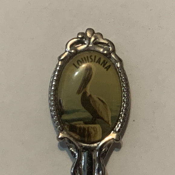 Louisiana Pelican collectable Souvenir Spoon PT