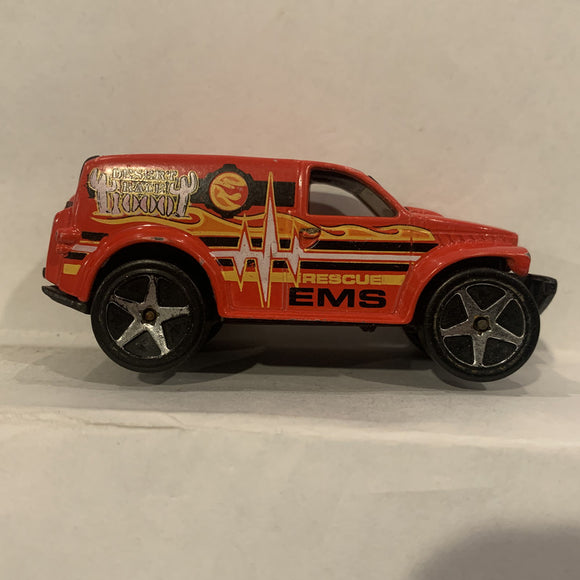 Red Rescue EMS Power Panel ©2002 Hot Wheels Diecast Car DB