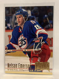 #242 Nelson Emerson Winnipeg Jets 1994-95 Fleer Ultra Hockey Card