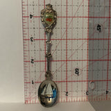Penticton BC Cherries Sail Boat collectable Souvenir Spoon PT