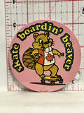 Skate Boardin Beaver Canada Button Pinback