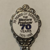The Western Producer 70 Years 1923 1993 collectable Souvenir Spoon PT