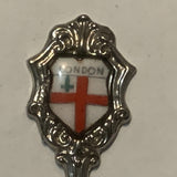 London Crest Emblem Flag Collectable Souvenir Spoon DA