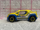 Yellow Blue Malibu Marauder MB960 2015 Matchbox Diecast Car